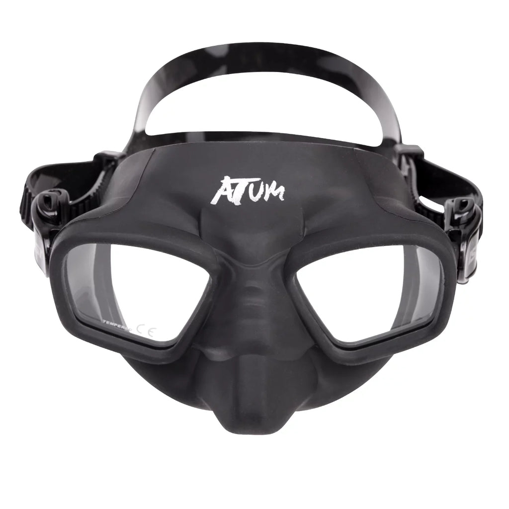 ISizeT Low Volume Dive Mask with Matte Black Finish