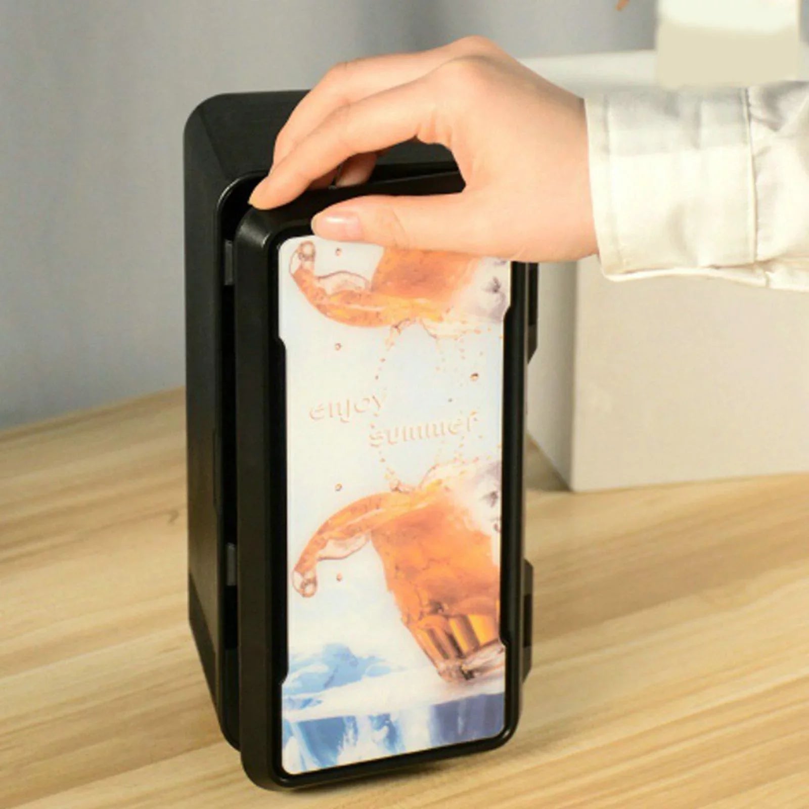 Personal Mini USizeB Fridge , coffee with water Milk and Warmer, Makeup Fridge, for Home Bedroom Office Car Dorm