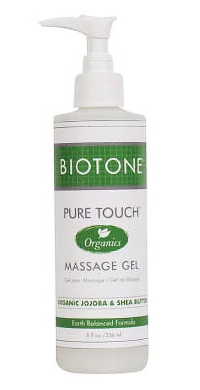 BIOTONE Pure Touch Organics Massage Gel (8 Ounces)