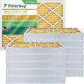 Filterbuy 10x16x4 MERV 11 Pleated HVAC AC Furnace Air Filters (12-Pack)