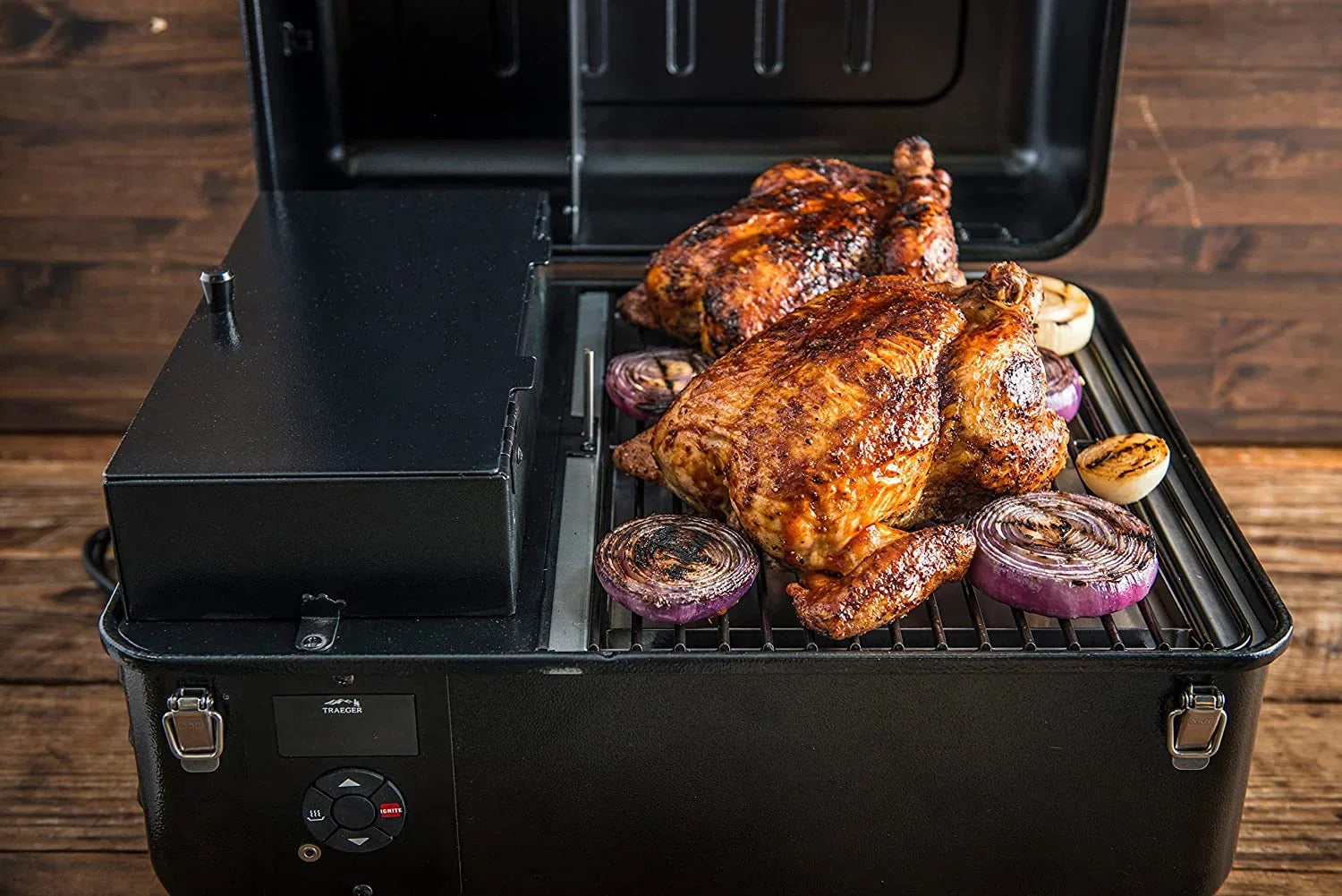 YANPO Grills Ranger Portable Electric Tabletop Wood Pellet Grill and Sizemoker