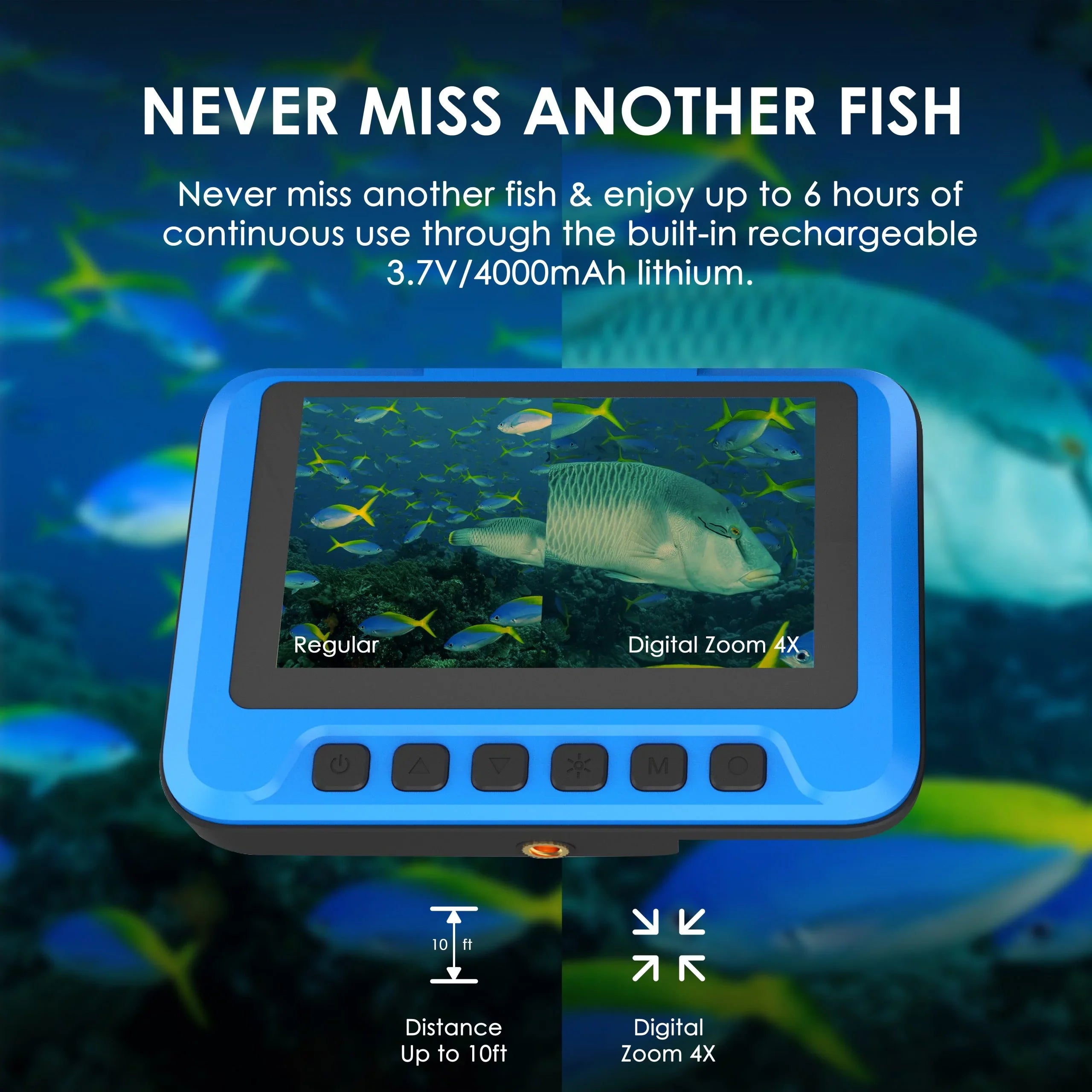 Rexing FC1 Underwater Fishing Camera w/ Winding Sizepool