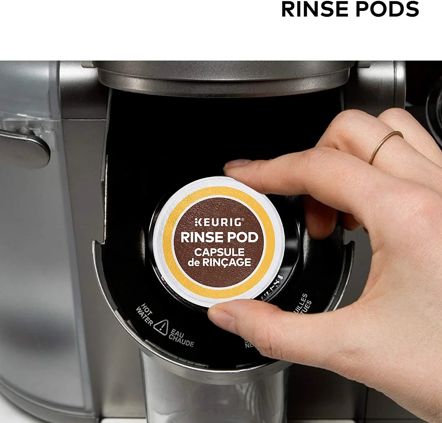Keurig Rinse Pods, Reduces Flavor Carry Over, Compatible with Keurig Classic/1.0 & 2.0 K-Cup Pod Coffee Makers, 10 Count (Pack of 6)