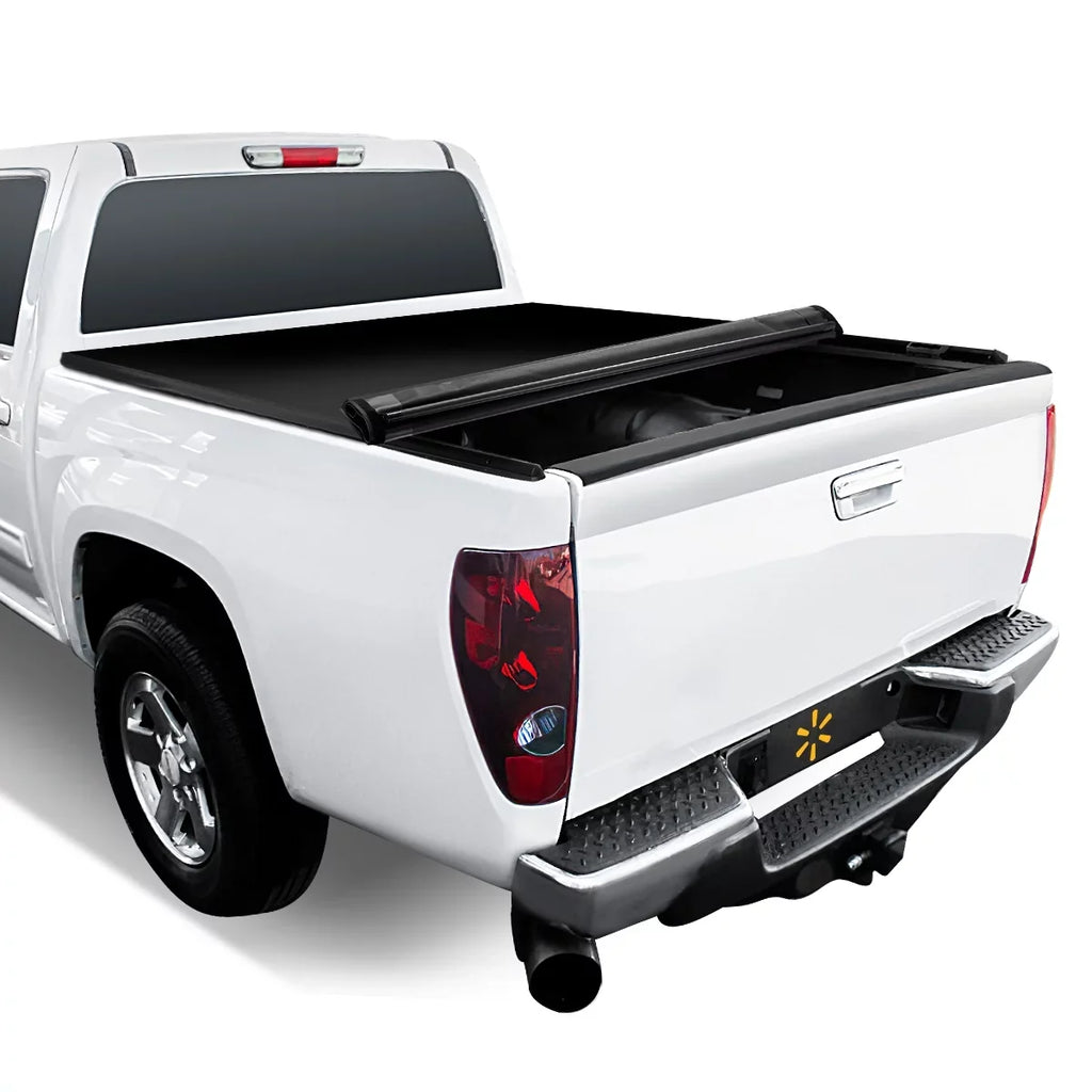Auto Drive Sizeoft Roll up Truck Bed Tonneau Cover Fits 04-12 Chevy Colorado / GMC Canyon 6Ft Bed