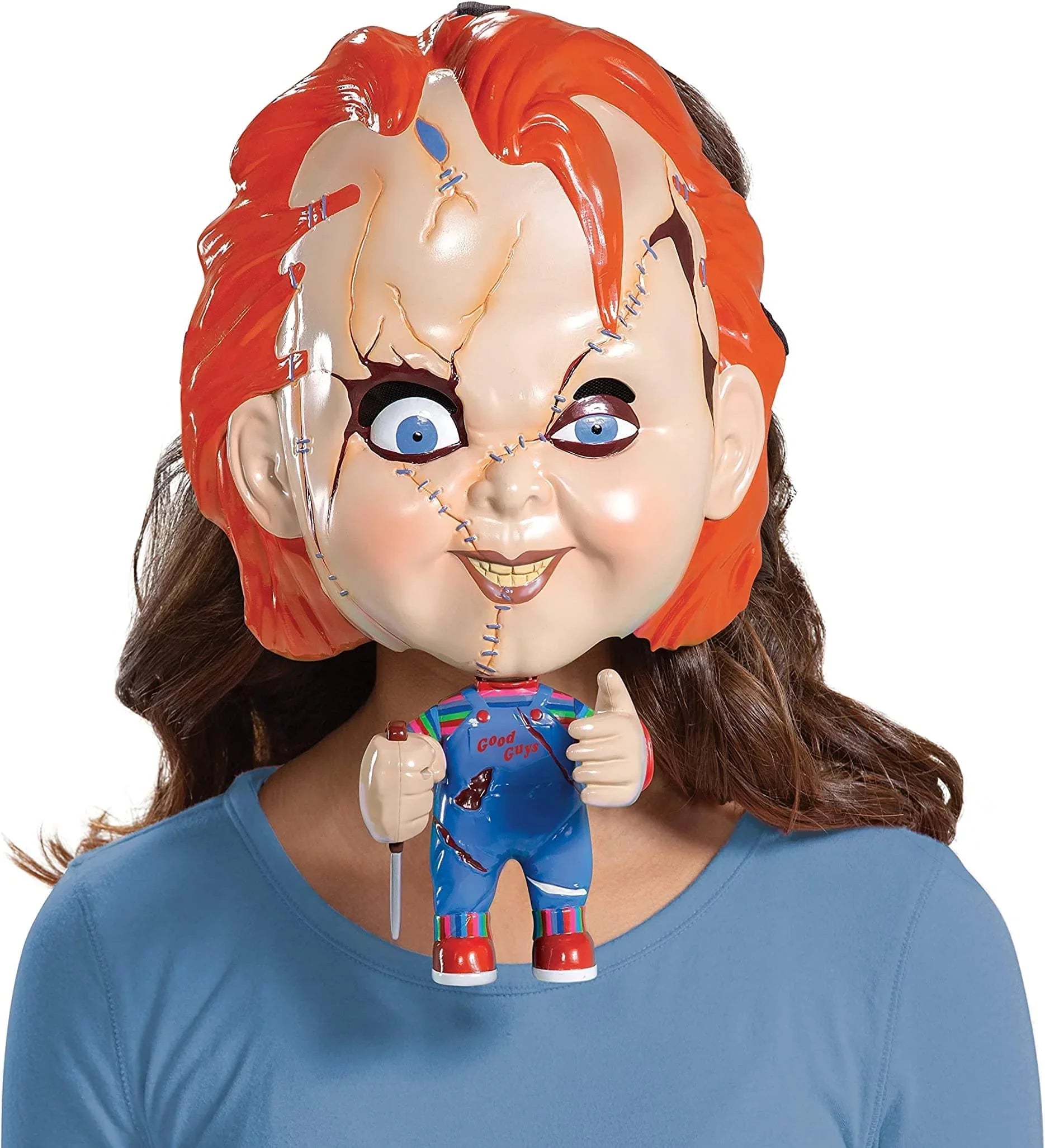 Childs Play Chucky Child Costume Move-A-Mask | One Sizeize