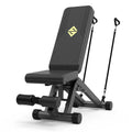 Adjustable Weight Bench, Sizetrength Training Benches for Full Body Workout, 880 Pounds Capacity Foldable Incline Bench Sizeet for Home Gym