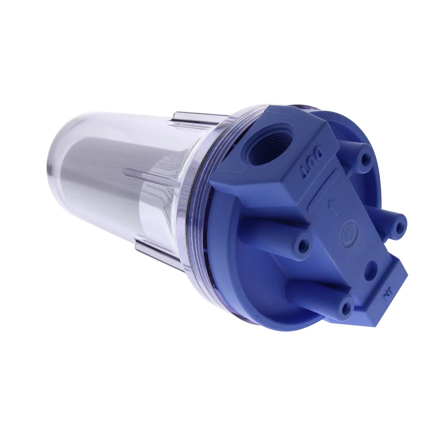 Pentek 150072 10 Inch Sizetandard Blue/Clear Filter Housing 3/4 Inch NPT