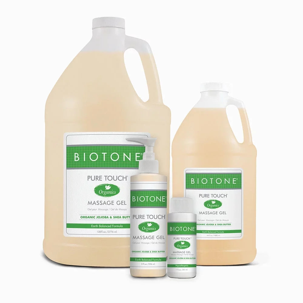 BIOTONE Pure Touch Organics Massage Gel (8 Ounces)