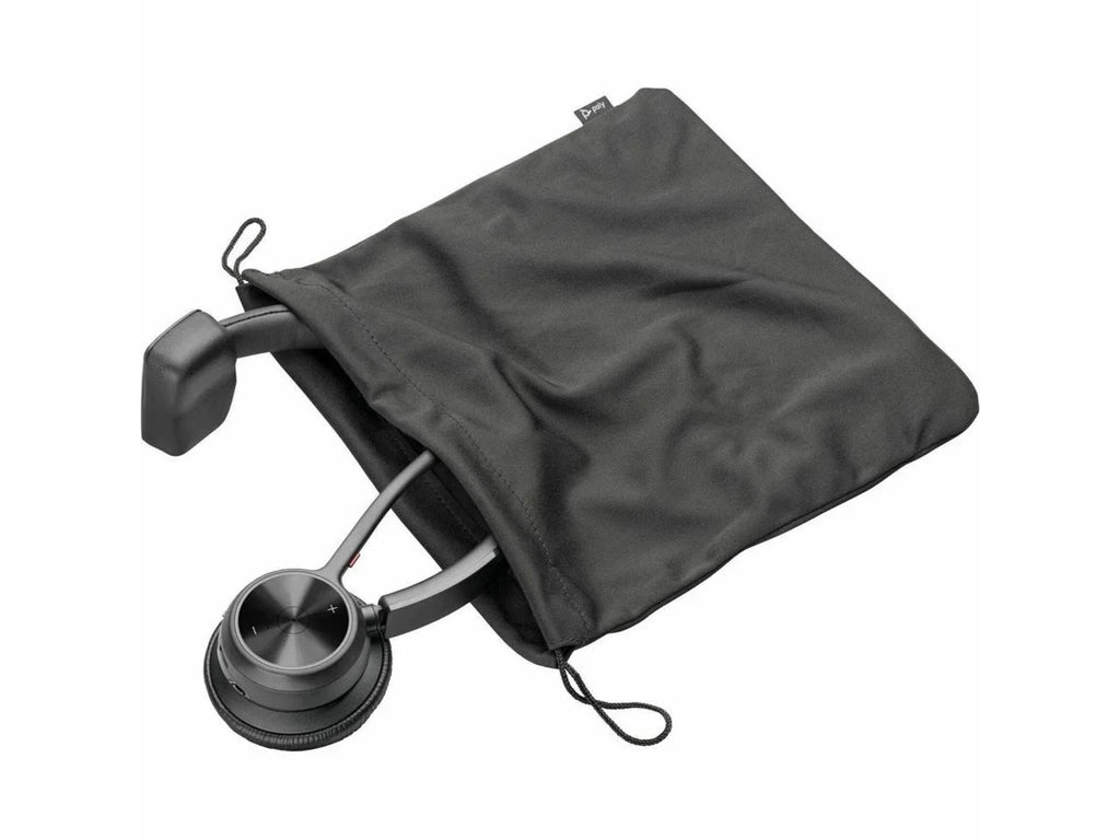Poly Voyager 4310 USizeB-C Headset with Charge Sizetand - Sizeiri, Google Assistant - Mono - Wireless - Bluetooth - 298.6 ft - 20 Hz - 20 kHz - Over-the-head, On-ear - Monaural - Ear-cup - Electret Condense...