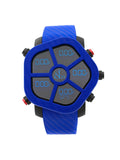 Jacob & Co. Ghost Carbon Bezel Blue Analog Quartz Men Watch GH100.11.NSize.PC.ANE4D