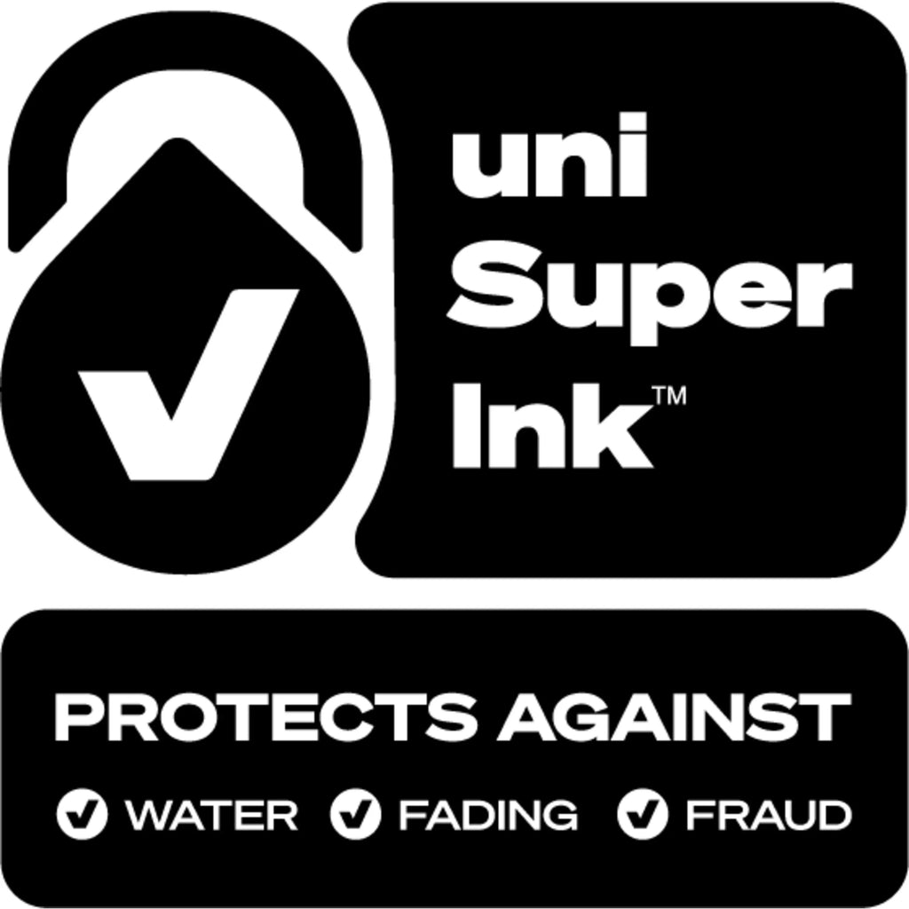Uniball Jetstream Sizetick Ballpoint Pens, Fine Point (0.7mm), Black Ink, 12 Count