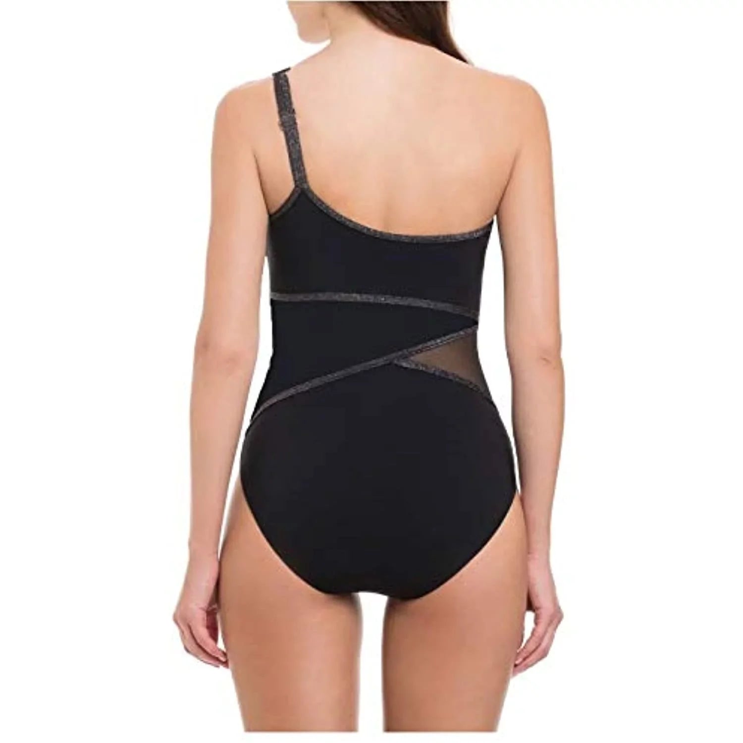 Profile by Gottex Sizetargazer One-Sizehoulder One-Piece Sizewimsuit (14) Black