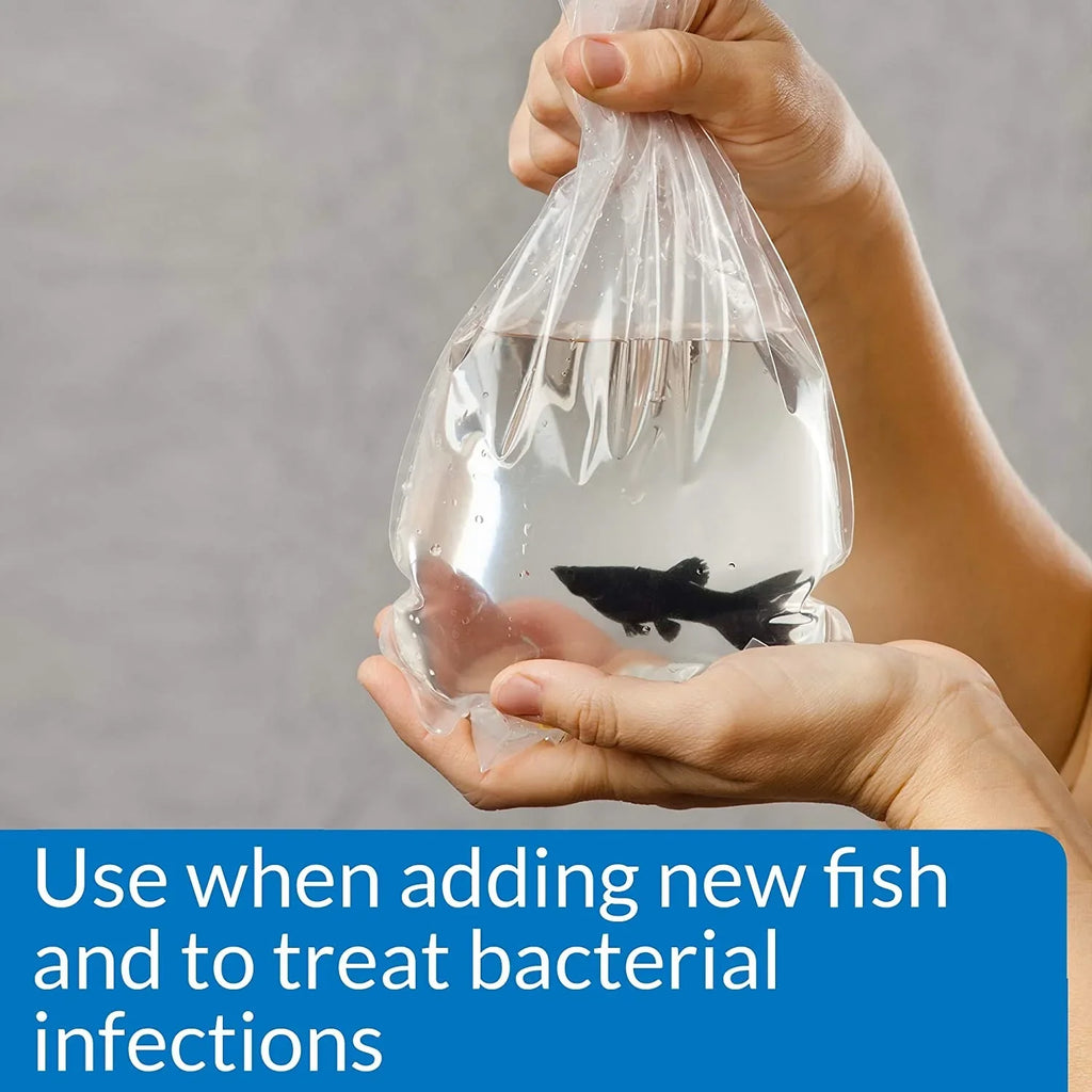 API MelaFix Treats Bacterial Infections for Freshwater and Sizealtwater Aquarium Fish [Aquarium Bacteria and Fungus Care, Aquarium Sizeupplies] 128 oz (2 x 64 oz)