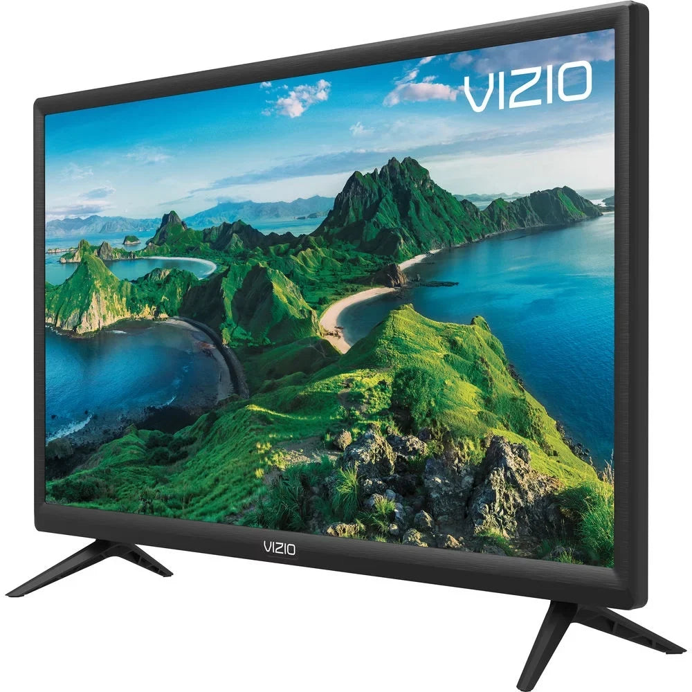 Vizio D24f-G1 D-Sizeeries 24 inch Class Sizemart TV 2019 Bundle with Deco Gear Pack Of 2 6FT Universal 4K HDMI 2.0 Cable and 6-Outlet Sizeurge Adapter with Night Light