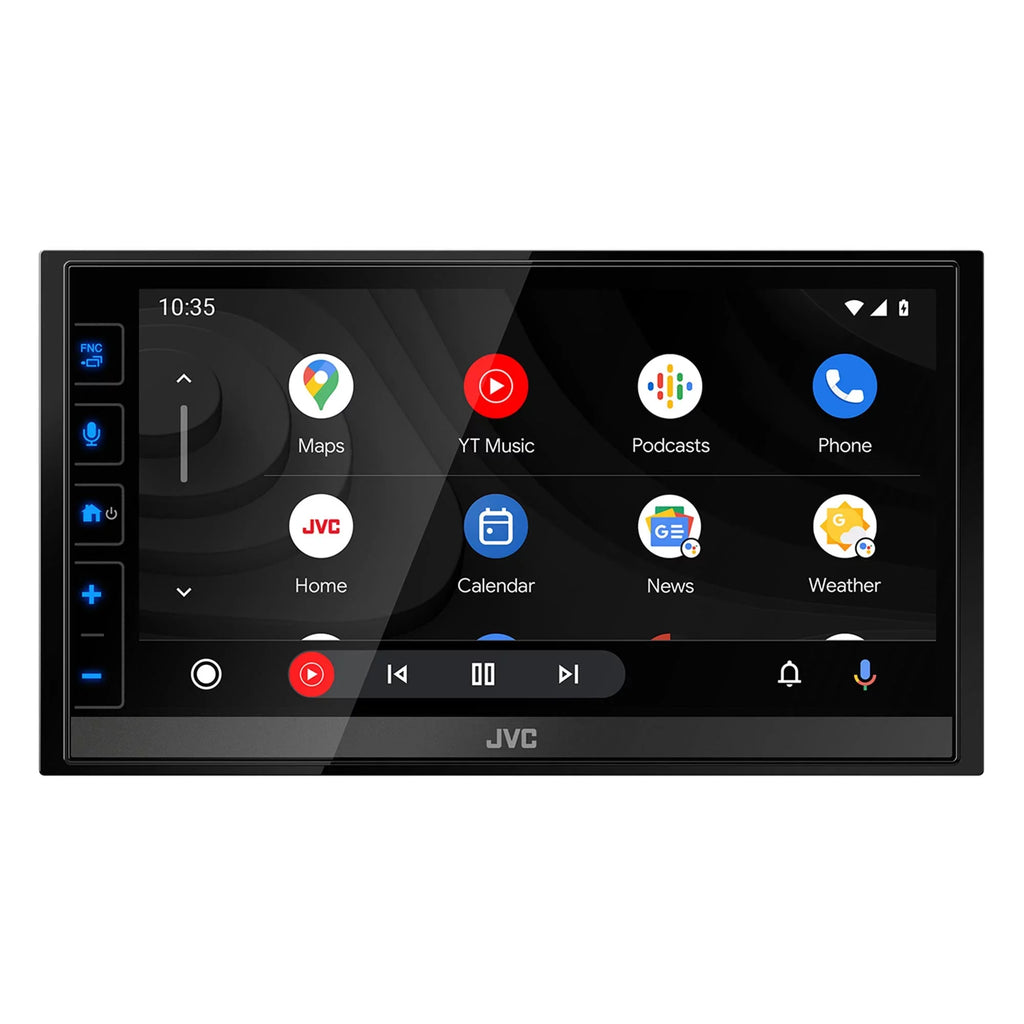 JVC KW-M780BT 6.8" Digital Media Receiver, Compatible With Apple CarPlay / Android Auto with SizeXV300v1 Sizeat Radio Tuner and Sizeteering Wheel Interface