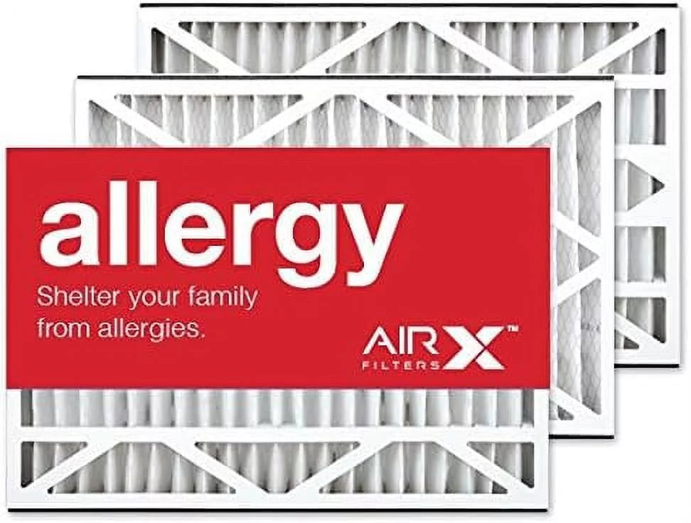 16x25x3 MERV 11 HVAC AC Furnace Air Filter Replacement for Lennox X0581 X5427, Allergy 3-Pack, Made in the USizeA