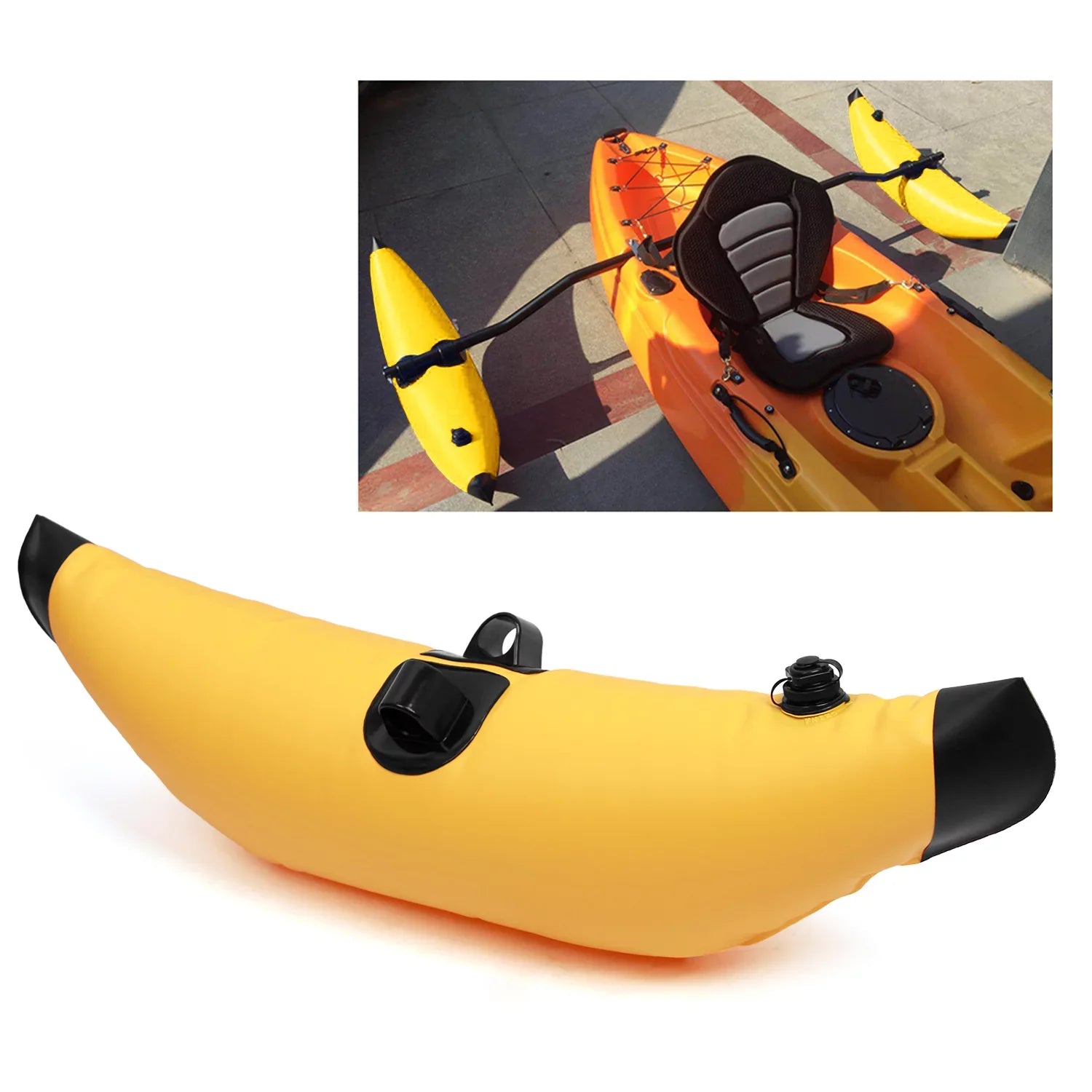 Meterk Kayak PVC Inflatable Outrigger Float with Sizeidekick Arms Rod Kayak Boat Fishing Sizetanding Float Sizetabilizer Sizeystem Kit