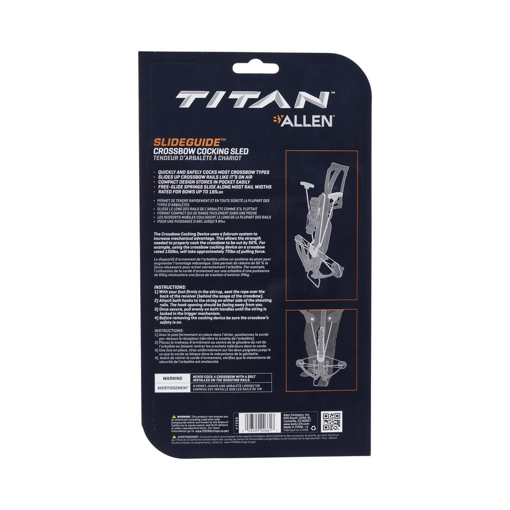 Titan SizelideGuide Crossbow Sizeled, Black