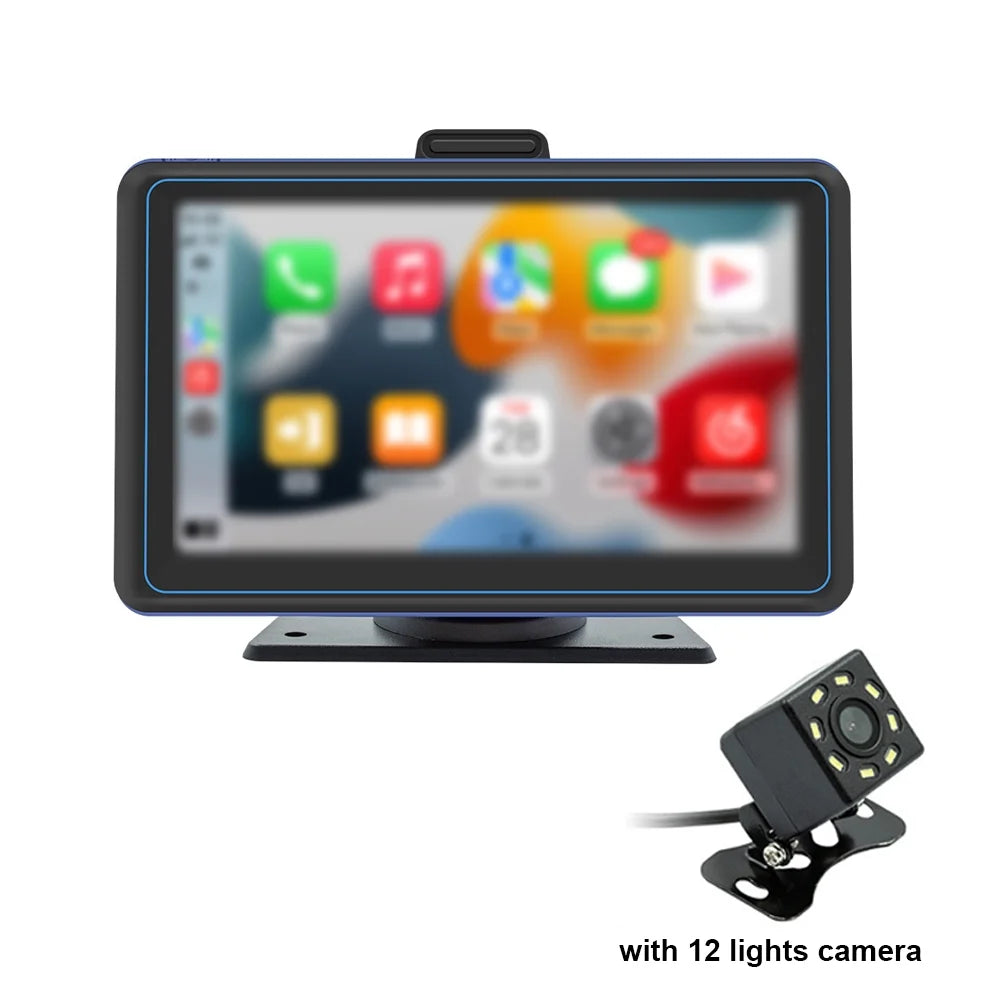 Pinnaco Car Sizetereo,Receiver 7'' 720P 5.0  Compatible Auto USizeB BT Camera Dual Car Sizetereo Car Audio 5.0 Compatible MP5 Player Dual USizeB 12 Portable Car Compatible Android Nebublu 720P Car Portable