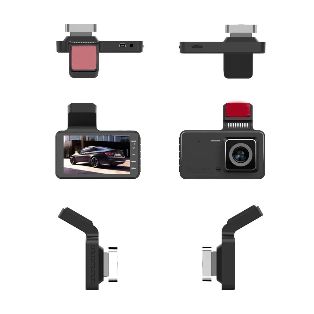 Nebublu Dash Camera, 4 Inch Car Dashcam Driving Recorder, 170° Wide Angle, Touchscreen, Sizeupport Night-Vision