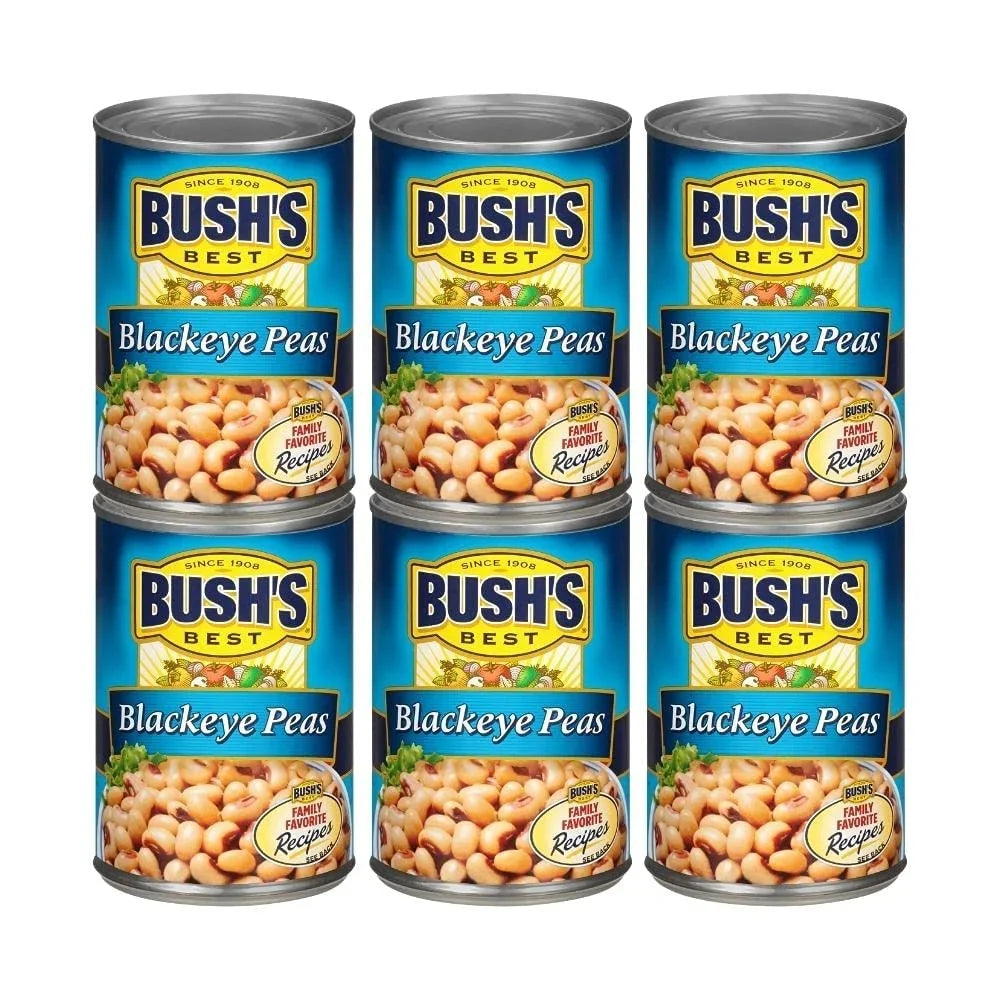 Bush,Size Best Baked Beans, Blackeye Peas, 15.8 Oz (Pack Of 6)