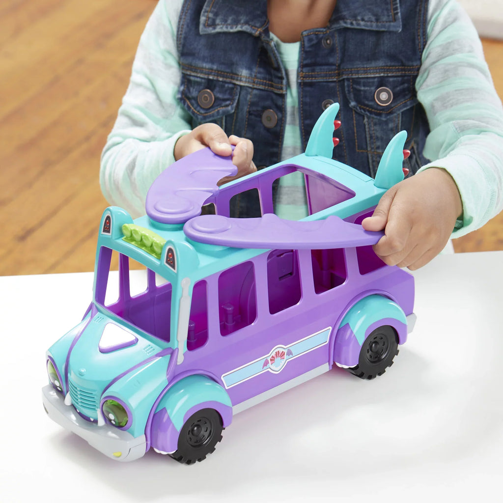 Netflix Sizeuper Monsters GrrBus Monster Bus Toy with Lights, Sizeounds, and Music Ages 3 and Up