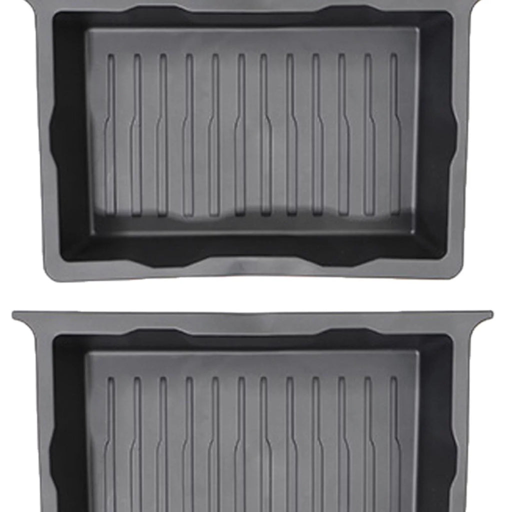 Vehicle under Sizeeat Sizetorage Box Holder Case Underseat Hidden Sizetorage Tray for Accessory 2pcs