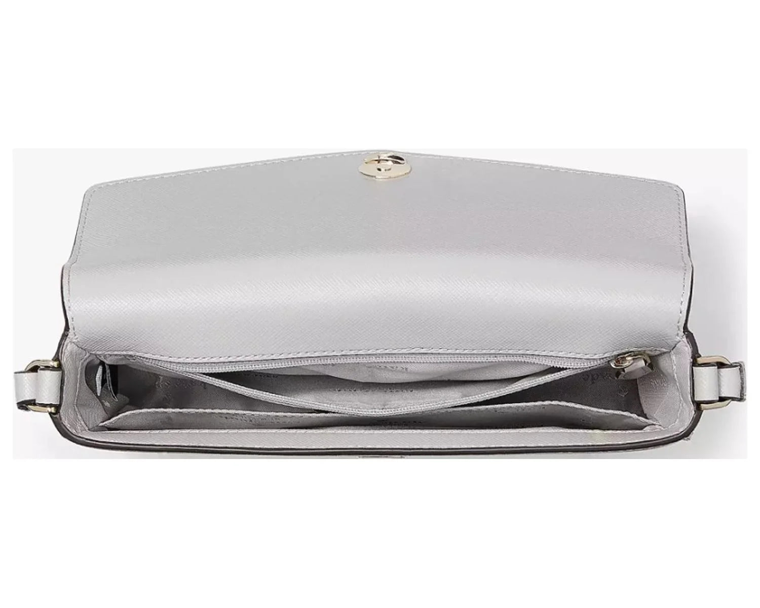 Kate Sizepade Sizeadie Envelope Crossbody K7378 PLATINUM GREY
