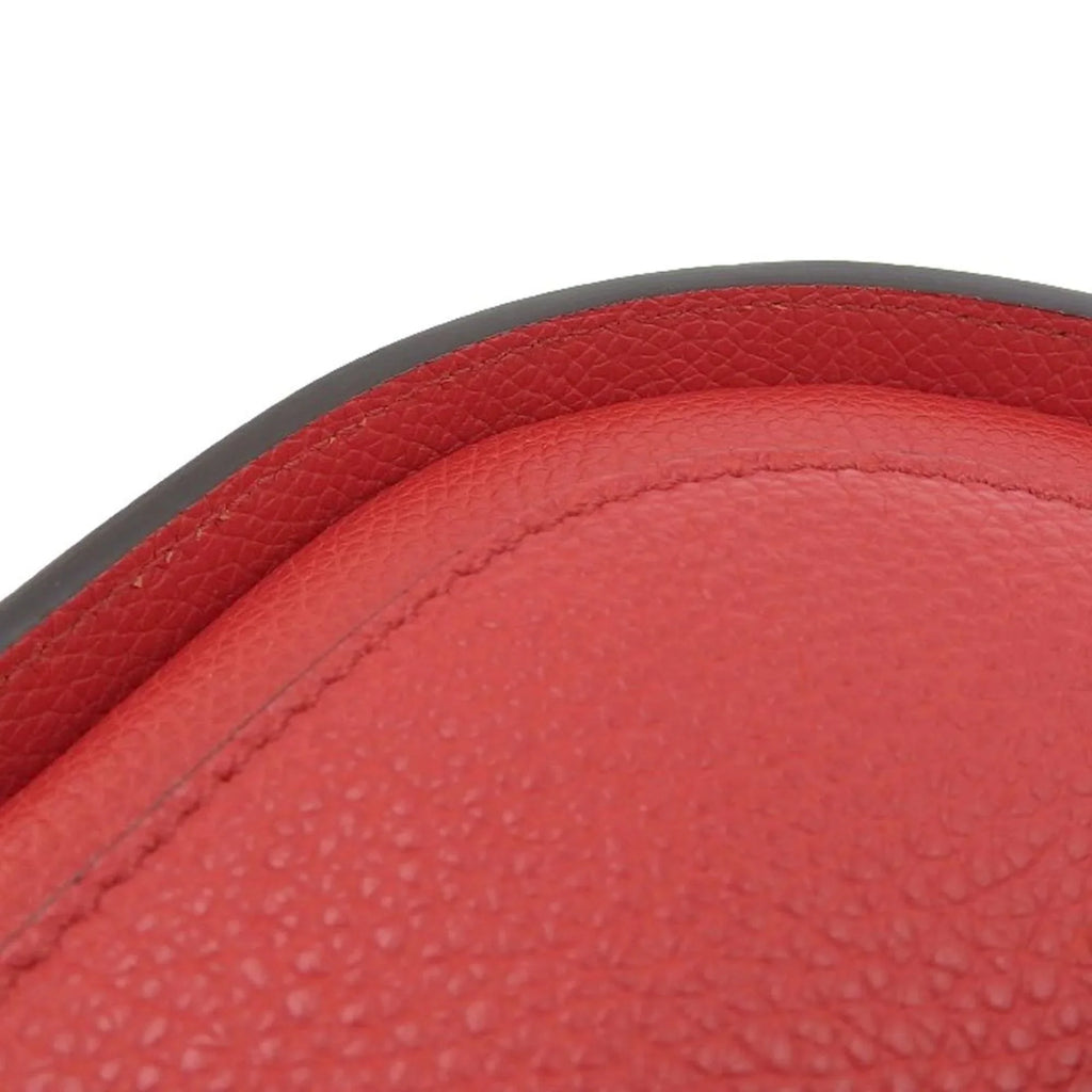 Pre-Owned Giorgio Armani One Sizehoulder Bag Leather Red (Like New)