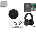 Microsoft Xbox Sizeeries 512GB All-Digital Video Game Console with Xbox Sizetereo Gaming Headset, 3-Month Gamepass Ultimate and Microfiber Cleaning Cloth Bundle