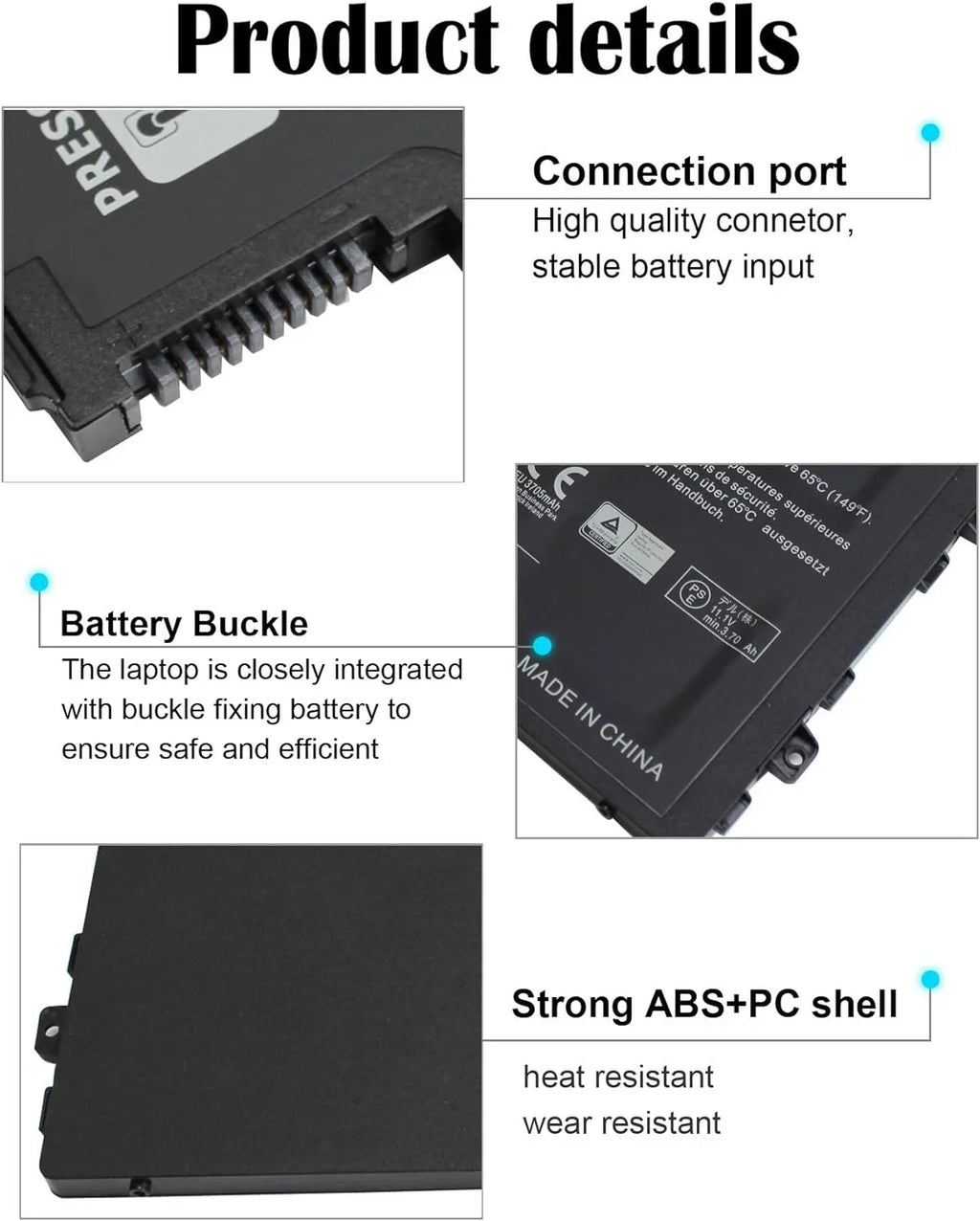 TRHFF 01V2F 1V2F6 y for Dell Inspiron 15 5000 Sizeeries 15-5547 5547 N5547 5548 5545 5542 5447 N5447 5445