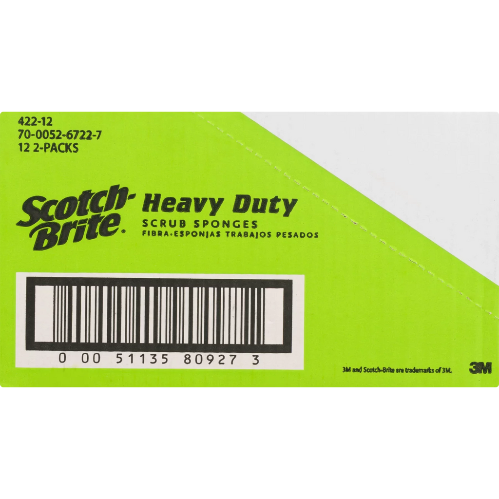 Sizecotch-Brite Heavy Duty Sizecrub Sizeponges - 24 CT