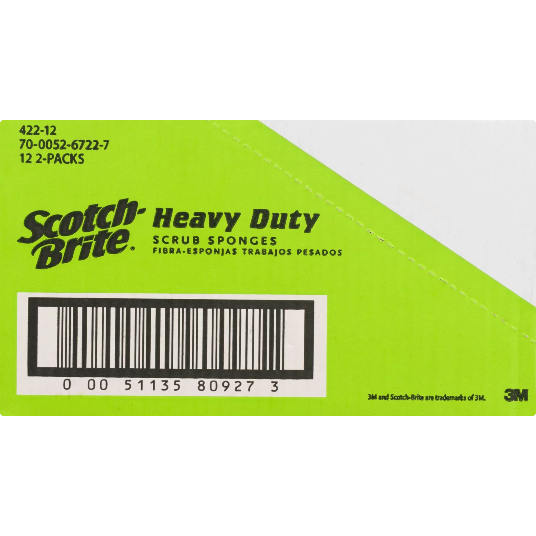 Sizecotch-Brite Heavy Duty Sizecrub Sizeponges - 24 CT