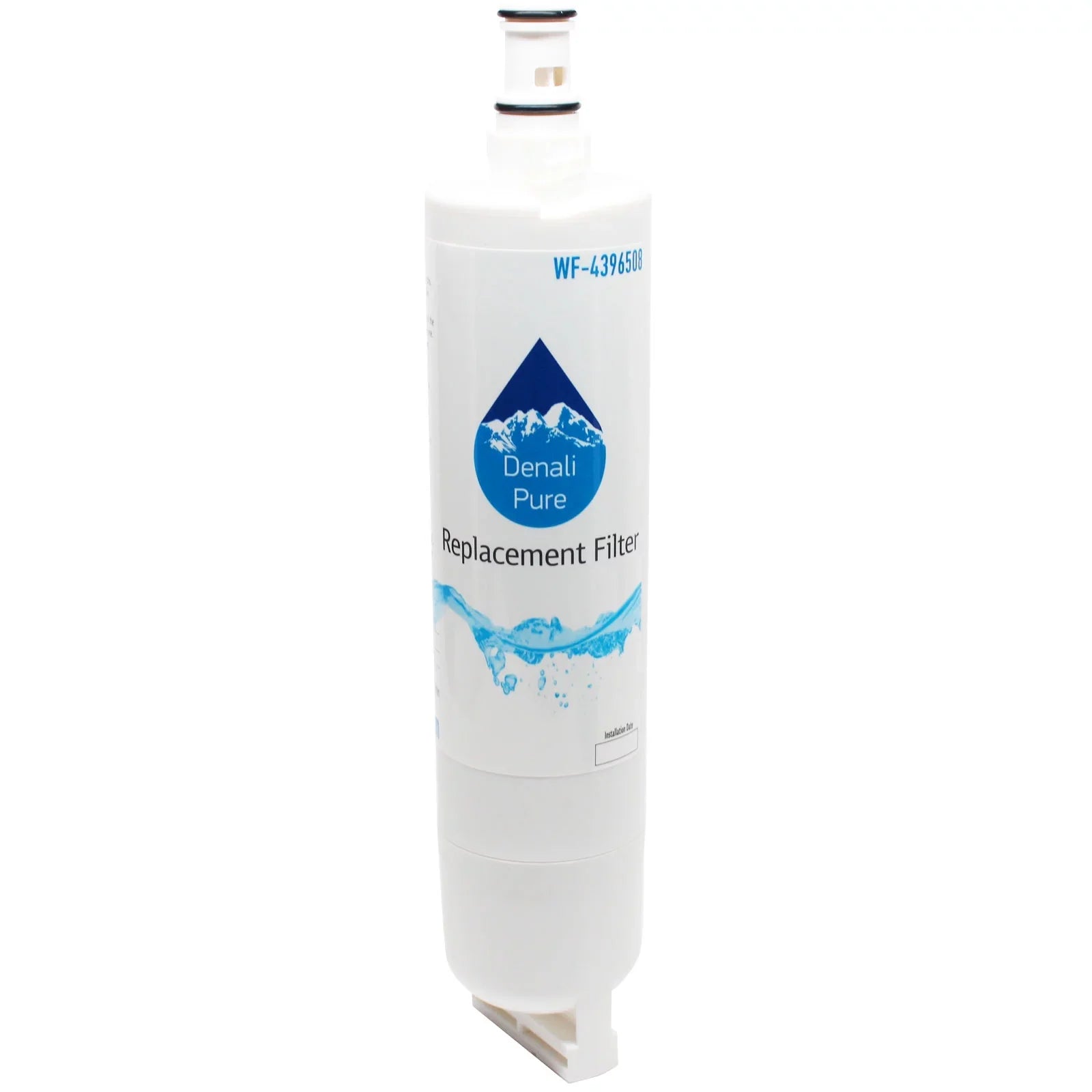 4-Pack Replacement for Whirlpool ED7FHEXMQ Refrigerator Water Filter - Compatible with Whirlpool 4396508, 4396510 Fridge Water Filter Cartridge - Denali Pure Brand