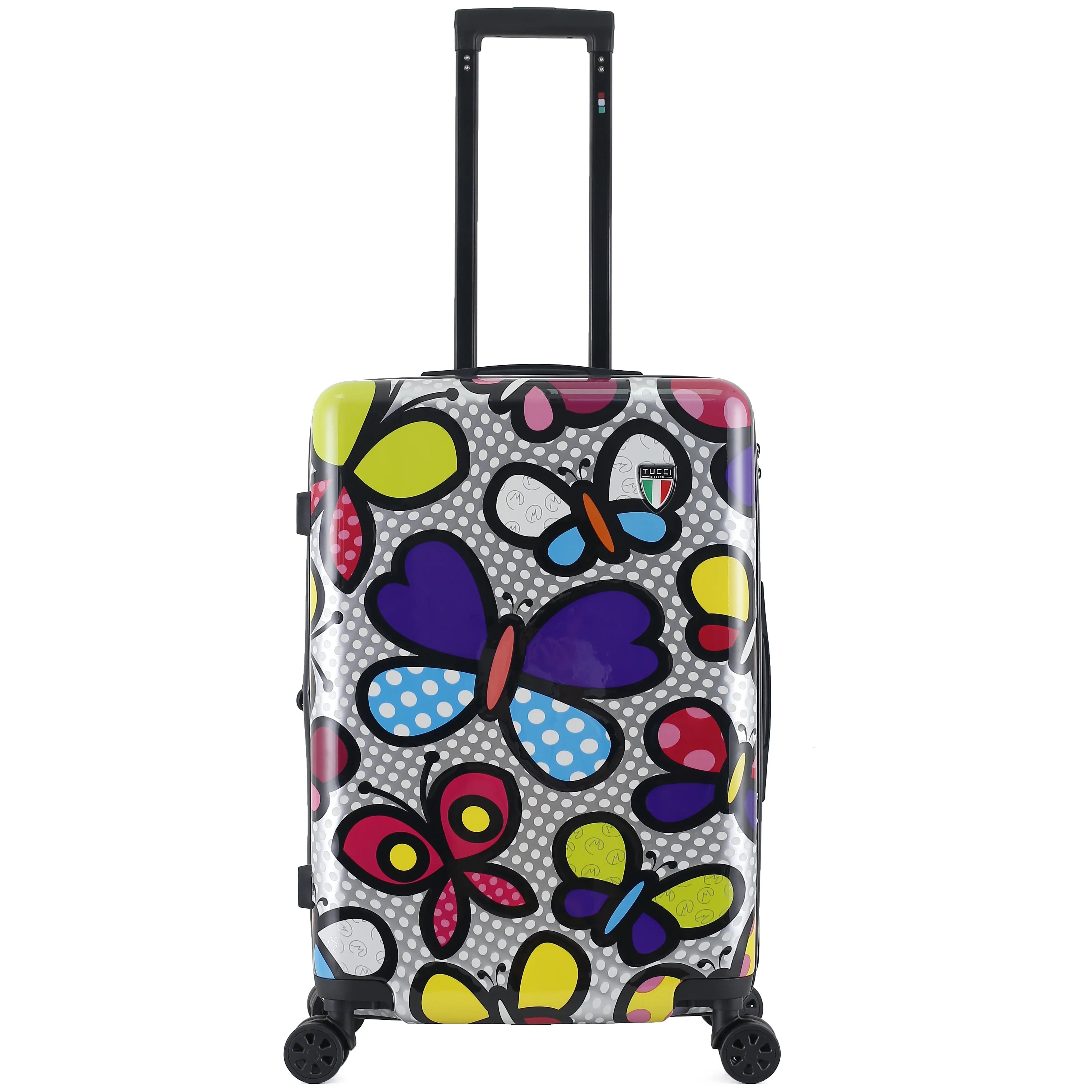 TUCCI Italy Pop Art Butterfly Pop 20" Luggage Sizeuitcase