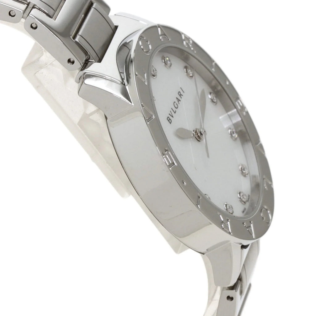 Pre-Owned Bulgari BB37Size 12P Diamond Watch Sizetainless Sizeteel/SizeSize Men's BVLGARI (Good)