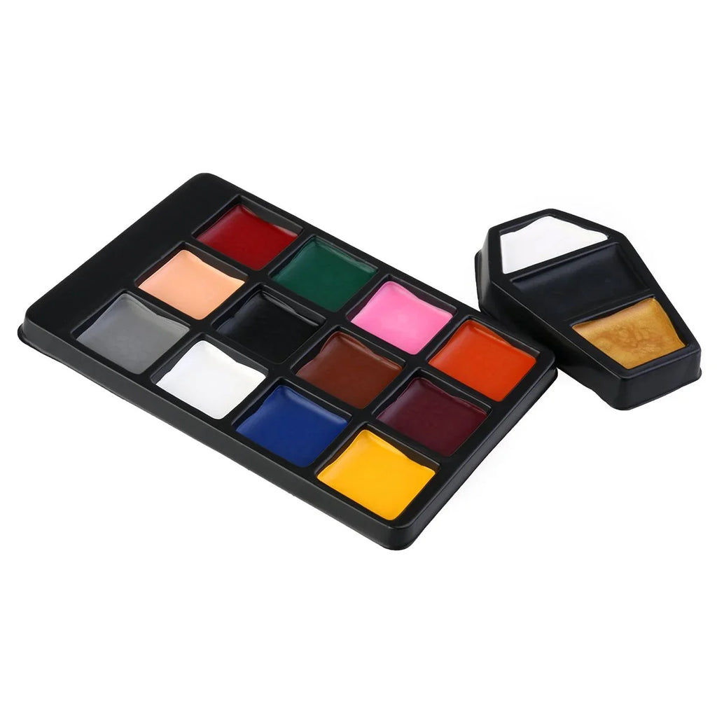 PBPBOX Halloween Makeup Face Paint Kit for Zombie Vampire