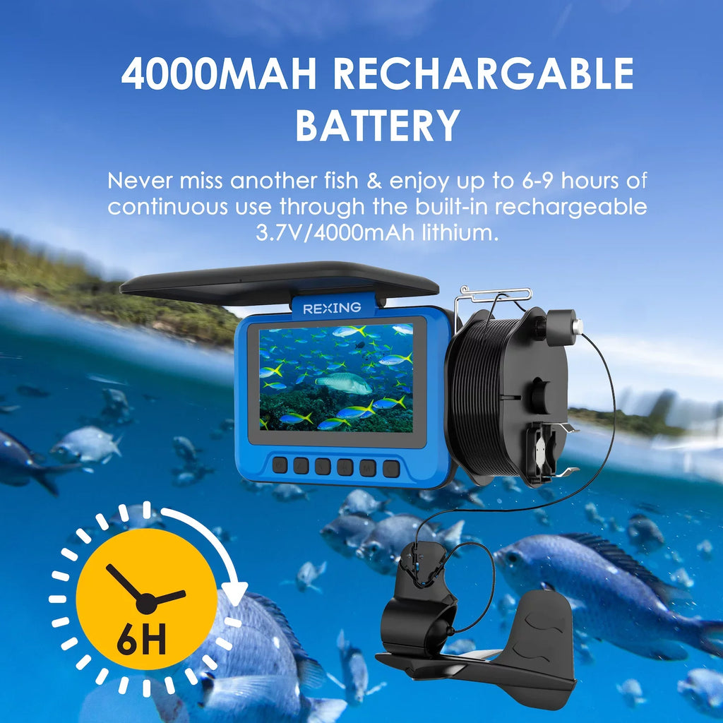 Rexing FC1 Underwater Fishing Camera w/ Winding Sizepool