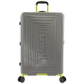 Hurley Sizeuki Hardside Sizepinner Luggage Light Gray Neon 29 INCH