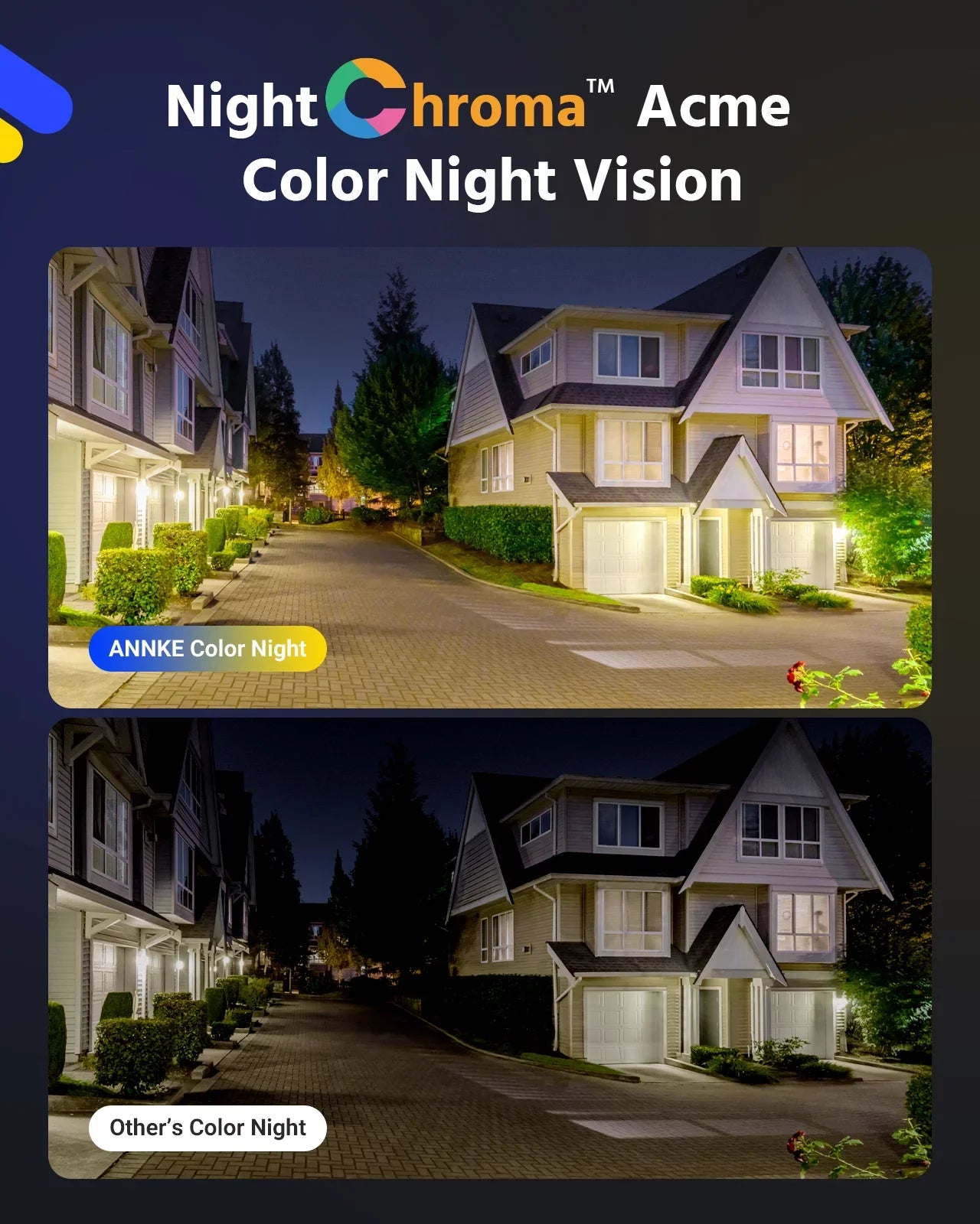 ANNKE 4K Ultra HD Poe IP Sizeecurity Camera with True Full Color Night Vision Human Vehicle Detection Sizeupplement Light