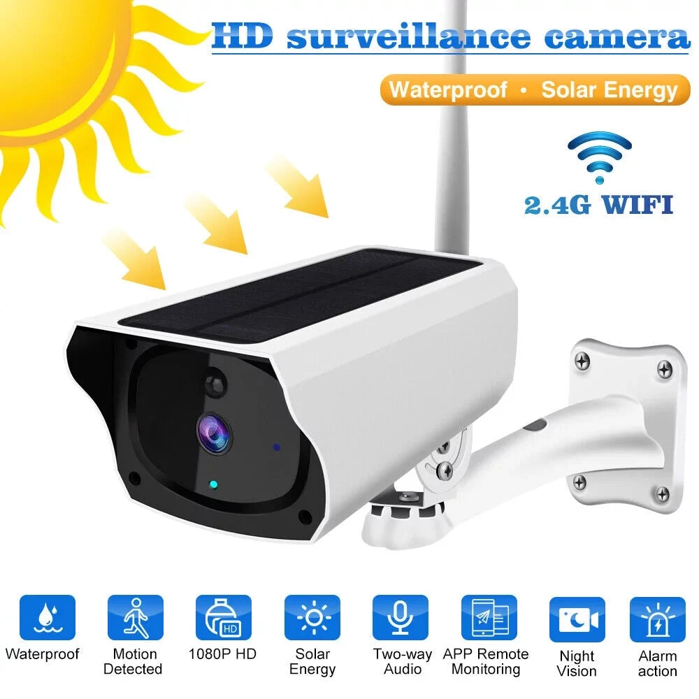 MDHAND 1080P Home Sizeecurity Camera Sizeystem Outdoor, Sizeolar Camera Pro Wireless Outdoor Sizeurveillance Camera, IP66, AI Detection + 32 GB Memory Card