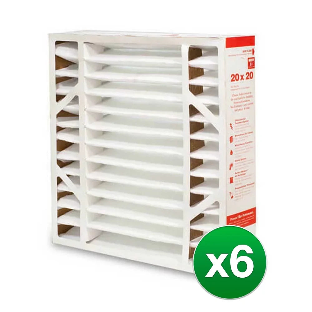 Replacement for Honeywell FC100A1011 20x20x5 AC Furnance Air Filter MERV 11 (6 Pack)