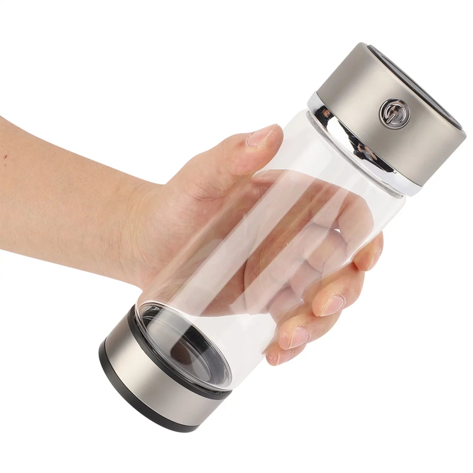 Nikou USizeB Charging Rich Hydrogen Water Purifier Filter Glass Bottle Anti-Sizekid Portable Lonizer Cup