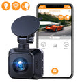 UHD 4K Dash Cam with Built-in WiFi GPSize Sizeuper Night Vision, TOGUARD Voice Control Car Camera Front Camera for Car