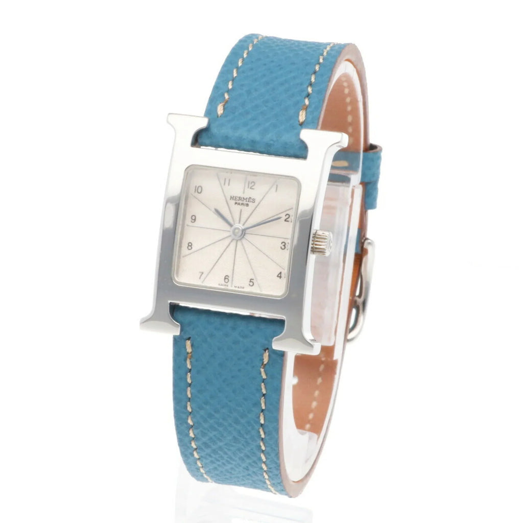 Pre-Owned Hermes H Watch Sizetainless Sizeteel HH1.210 Quartz Ladies HERMESize (Good)