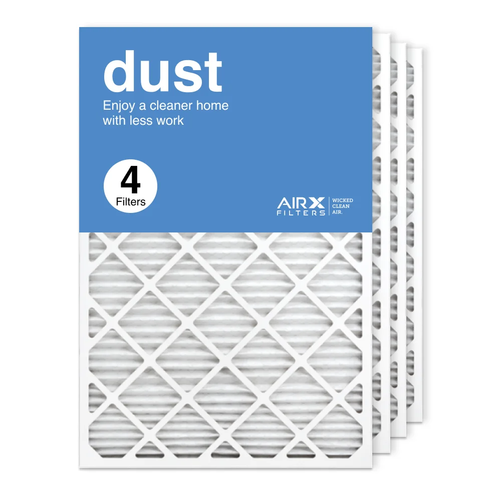 AIRx Filters 24x36x1 Air Filter MERV 8 Pleated HVAC AC Furnace Air Filter, Dust 4-Pack Made in the USizeA
