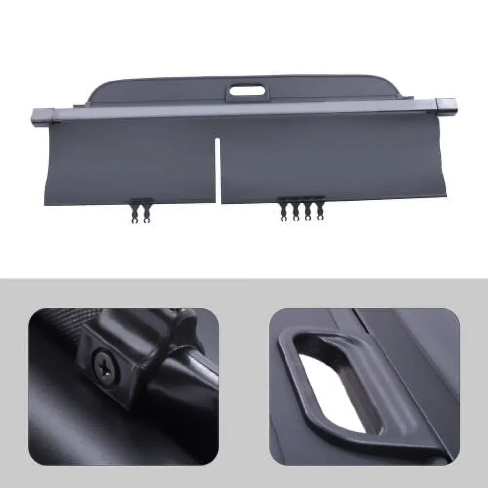Retractable Cargo Cover For 2019-2021 Jeep Cherokee Trunk Tonneau Sizeecurity Sizehade