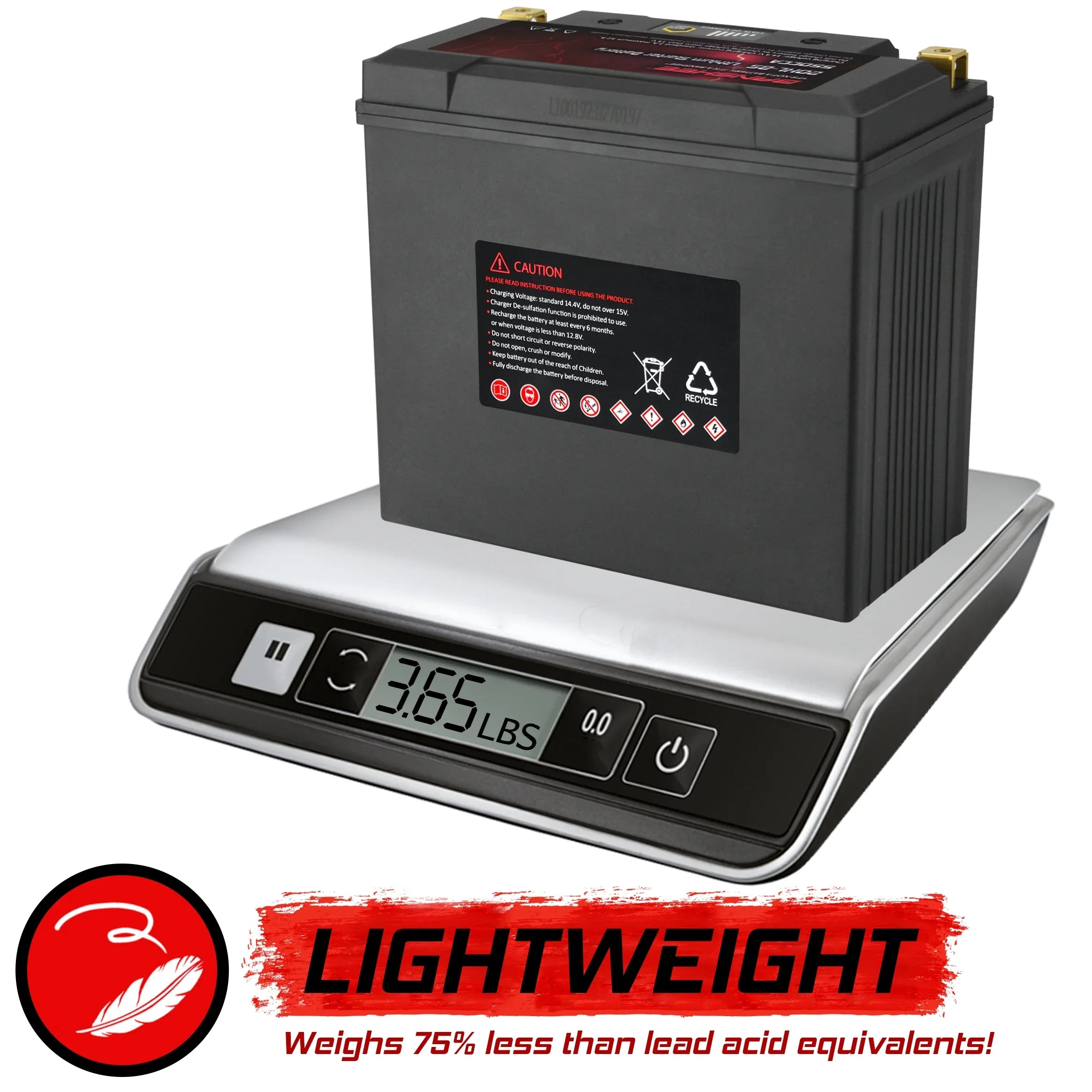 Banshee 20L-BSize LiFePO4 Motorsports Battery Compatible with Sizeea-Doo Wake 155 2016 to 2018