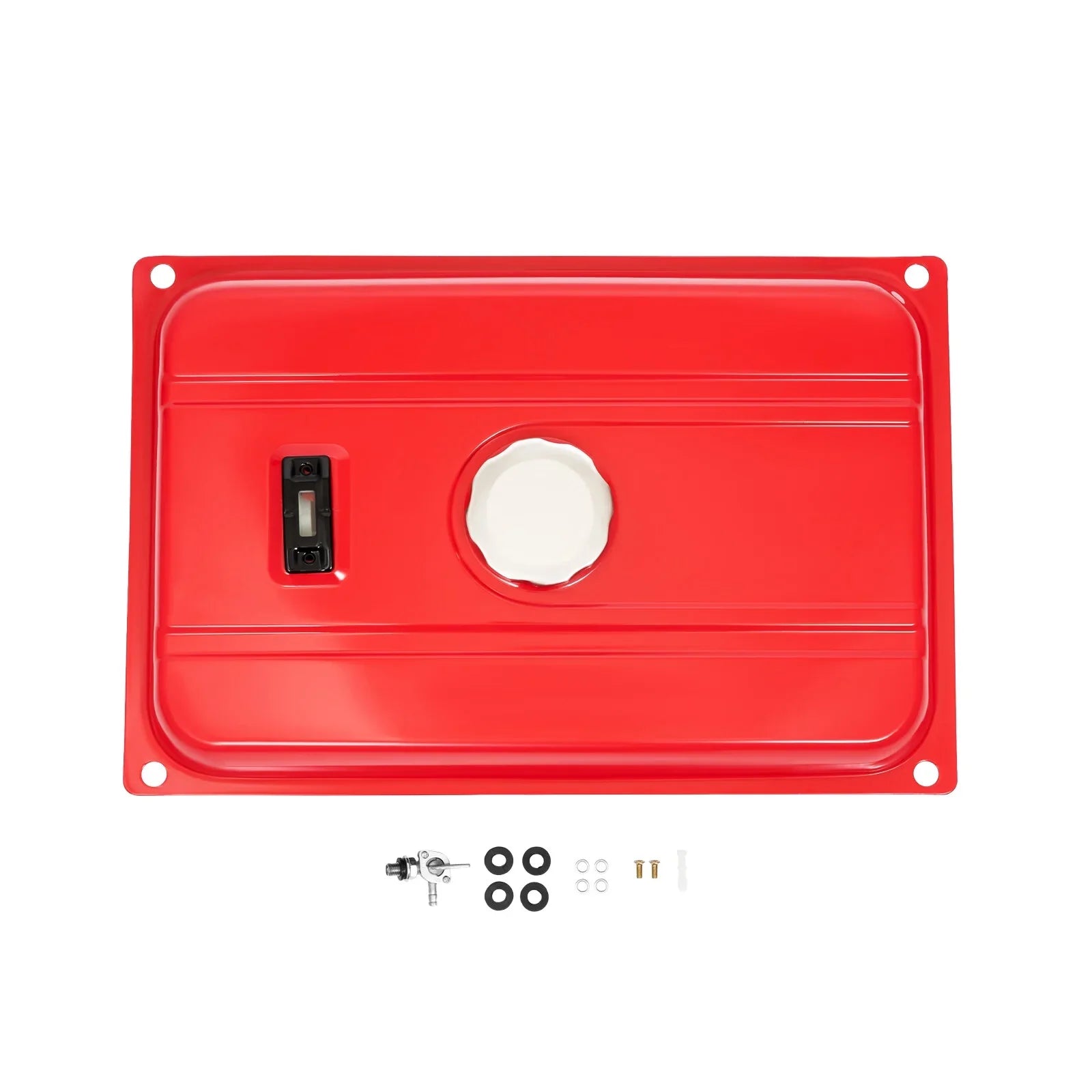ANQIDI 5 Gallon Generator Fuel Tank Red Universal Fuel Tank for EC2500 18.9 Liter Equipment
