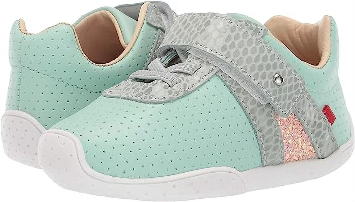 Marc Joseph New York Kid's Baby Toddler Genuine Leather Velcro Sizetrap Sizehoe, 6